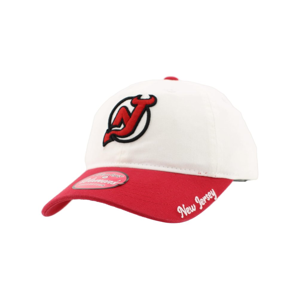 New Jersey Devils NHL Officially Licensed Women's Adjustable Hat Girlfriend Icon White