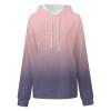 FOCLMP Women Gradient Color Oversized Hoodies Trendy 2024 Pullover Sweatshirts Comfort Sweatshirt Tops Fall Fashion Clothes Sweatshirts Pink Small view 3