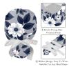 2 Pieces Scrub Caps Women Peony Flowers Leaves Men's Scrub Cap Scrub Caps Surgical Women for Home Multi view 4