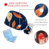2 Pieces Scrub Caps Women National Pattern Men's Scrub Cap Surgical Scrub Cap for Nurse Multi view 3