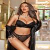 Avidlove Lingerie for Women Sexy Bra and Panty Sets Sexy Black Lingerie Set Lace Bralettes for Women view 3