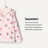 Amazon Essentials x Sofia Grainge Unisex Babies' Zip Hoodie Sweatshirt, Pale Pink Small Ladybugs, 4T view 3
