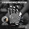hisptgo Youth Football Gloves, Ultra Sticky Receiver Gloves for Kids with Enhanced Grip and Protection, Ideal for Flag and Touch Football, Spiral Black view 3