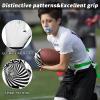 hisptgo Youth Football Gloves, Ultra Sticky Receiver Gloves for Kids with Enhanced Grip and Protection, Ideal for Flag and Touch Football, Spiral Black view 4