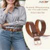SUOSDEY Women Belts For Jeans Dresses Pants Ladies Leather Waist Belt with Elegant Buckle, Width 1.3" view 2