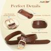 SUOSDEY Women Belts For Jeans Dresses Pants Ladies Leather Waist Belt with Elegant Buckle, Width 1.3" view 3