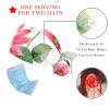 2 Pieces Scrub Caps Women Hydrangea Flower Womens Scrub Cap Surgical Bouffant Caps for Women for Kitchen Multi view 3