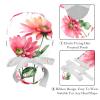 2 Pieces Scrub Caps Women Hydrangea Flower Womens Scrub Cap Surgical Bouffant Caps for Women for Kitchen Multi view 4