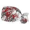 2 Pieces Scrub Caps Women Tree Winter Flowers Scrub Cap Surgical Bouffant Caps for Women for Chef Multi view 1