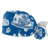 2 Pieces Scrub Caps Women Whale Scrub Caps Surgical Cap for Home Multi view 1
