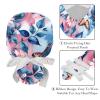2 Pieces Scrub Caps Women Branch Flowers Butterfly Scrub Caps Women Ponytail Surgical Scrub Cap for Hospital Multi view 4