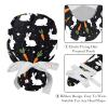 2 Pieces Scrub Caps Women Bunny Carrots Ponytail Scrub Cap Surgical Cap for Hospital Multi view 4
