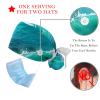 2 Pieces Scrub Caps Women Oil Painting Tree Chef Cap Surgical Caps for The Surgeon Multi view 3
