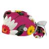 2 Pieces Scrub Caps Women Plant Flowers Floral Chef Hat Surgical Bouffant Caps for Women for The Surgeon Multi view 1