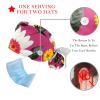 2 Pieces Scrub Caps Women Plant Flowers Floral Chef Hat Surgical Bouffant Caps for Women for The Surgeon Multi view 3