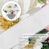 2 Pieces Scrub Caps Women Watercolor Flowers Chef Hat Surgical Bouffant Caps for Women for Home Multi view 2