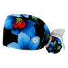 2 Pieces Scrub Caps Women Wildflower Orchid Flower Men's Scrub Cap Surgical Bouffant Caps for Women for The Surgeon Multi view 1