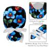 2 Pieces Scrub Caps Women Wildflower Orchid Flower Men's Scrub Cap Surgical Bouffant Caps for Women for The Surgeon Multi view 4