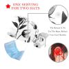 2 Pieces Scrub Caps Women Flower Herb Scrub Caps Women Satin Lined Scrub Caps Surgical Women for Hospital Multi view 3