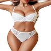 Avidlove Women Lingerie with Push Up Bra Sexy Lace Panty Sets 2 Piece Lace Teddy Lingerie White Bralette view 1