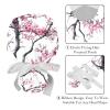 2 Pieces Scrub Caps Women Tree Branch Leaves Chef Cap Surgical Cap for Beauty Salon Multi view 4