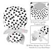 2 Pieces Scrub Caps Women Triangle Tree Scrub Caps Women Ponytail Surgical Caps for Hospital Multi view 4
