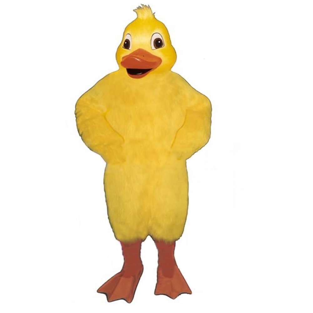 Baby Duck Mascot Costume Adult Size for Men & Women with Built-in Fan Inside the Head
