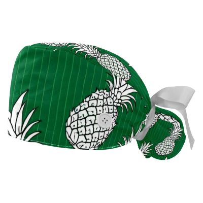 2 Pieces Scrub Caps Women Pine Cones Men's Scrub Cap Surgical Scrub Cap for The Surgeon Multi