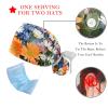 2 Pieces Scrub Caps Women Floral Petal Men's Scrub Cap Scrub Caps Surgical Women for Hospital Multi view 3