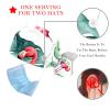 2 Pieces Scrub Caps Women Watercolor Tropical Plant Chef Hat Surgical Cap for Beauty Salon Multi view 3