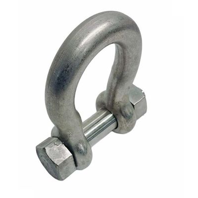 DBMIMPORTERS 1" Bolt Pin Anchor Shackle 10,000 Lbs WLL, T316 Stainless Steel, Drop Forged
