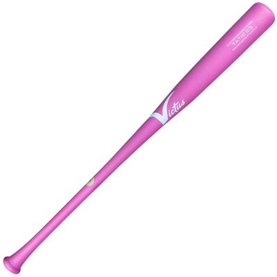 VICTUS TATIS23 NEON Pink/NEON Green in-Stock PRO Reserve Wood Baseball BAT, 32.5"