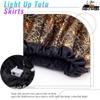 Metisee Halloween Tutu Skirt Light Up Tutu Skirt Layered LED Tulle Tutus Skirt Glitter Costume Party Tutu Skirts for Women (US, Waist, 22, Short, one Size, B) view 4