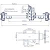 Giuqa New 73500-G01 Rear Axle Assembly Fits for EZGO Golf Cart 1994-Up TXT 73500G01 (Updated Version) view 2