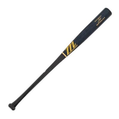 MARUCCI GLEY25 PRO Exclusive Adult Maple Wood Baseball BAT Fog/Navy Blue, 33"