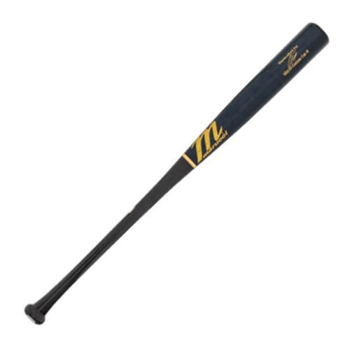 MARUCCI GLEY25 PRO Exclusive Adult Maple Wood Baseball BAT Fog/Navy Blue, 33"