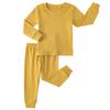 JWWN Kids Thermal Underwear Set Toddler Winter Base Layer Ultra Soft Long Johns for Little Boys Girls (Yellow,4Years) view 1