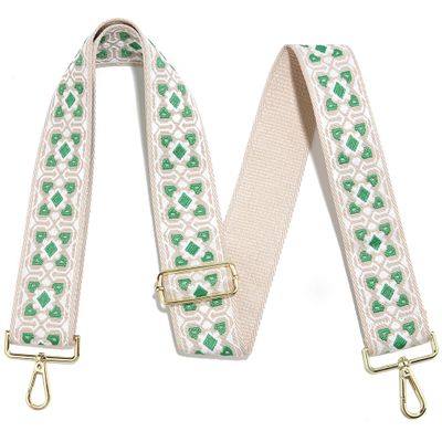 Bag Strap Gold Hardware 2" Wide Replacement Crossbody Straps Adjustable Shoulder Strap Extra Long Bag Strap for Crossbody Handbags