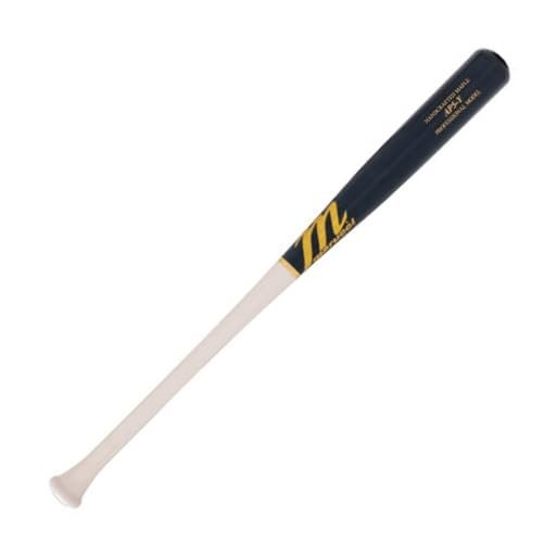 MARUCCI AP5 Youth Model Whitewash/Navy Youth Maple Wood BAT, 28"