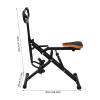 Squat Machine for Glutes and Abs Workout Equipment with Adjustable Resistance, Foldable Exercise Equipment for Home Glute & Leg Trainer Machine, 264 LB Max Weight Capacity view 4