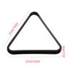 MinnowXY Plastic for Shape English Billiard Organize Sturdy Racks Snooker Plastic, app.27cmx27cmx3cm/10.63inx10.63inx1.18in, Black view 3