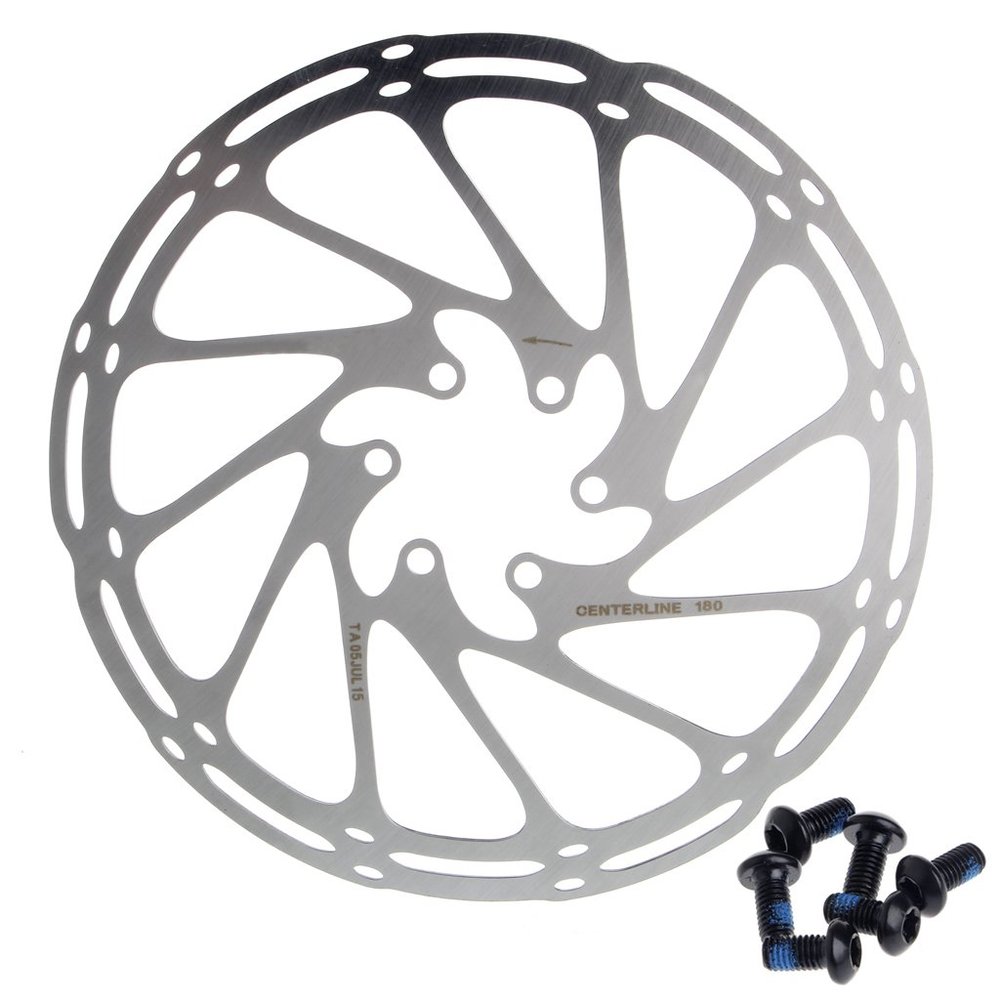 MinnowXY Stainless 180mm 6 Bolts Brake Disc Rotors Road Mountain Cycling Stainless Steel