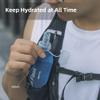 Rugvis Running Vest with Action Camera Mount Compatible with GoPro Hero 13/12/11/10, Running Hydration Vest with 500ml Soft Flask for Trail Hiking view 3