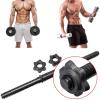 MONSHMU 4Pcs Barbell Collar Barbell Hexagon Nut Lock Collar Screw for Weight Lifting Dumbbell view 4