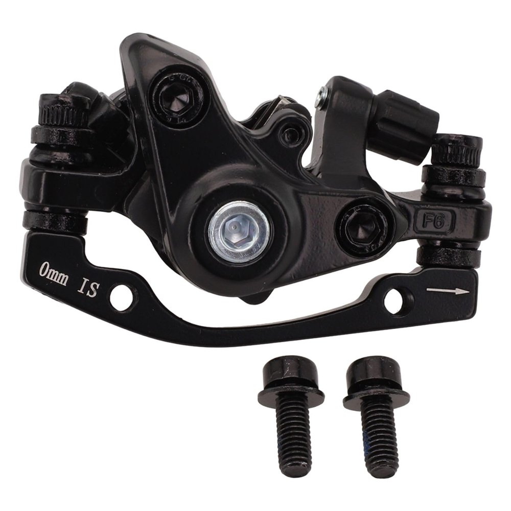 Bike Disc Brake Kit, Mechanical Disc Brakes Aluminum Alloy Caliper Mechanical Disc Brake Caliper Set Front And Rear For Electric Bike Mountain Bike Road Bike Folding Bike (rear brake)