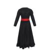 Oplxuo Horror Movie Annabelle Costume Adult Women Anna Cosplay White Dress 3D Flower Annabelle Halloween Costumes view 3
