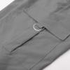 Cargo Pants for Women Women's Hiking Wide Leg Cargo Pants Lightweight Quick Dry Outdoor High Waisted Buttons Pants with Pockets Grey Small view 4