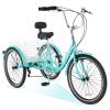 ABORON Adults Tricycle, 3 Wheels Bike for Adult, Tricycle for Adults, Double-Wall Wheel Rims, Tricycle for Women Men Exercise Outdoor Sports view 1