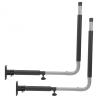 Zohisin High Strength 58.015.0.0 Car Roof Box Wall Mount Rack Foldable Telescopic 50kg Load Bearing for Canoes Surfboard Kayak Storage Hooks Hanger view 4