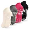 SkiBeaut Yoga Grips Socks for Women, Non Slip Pilates Anti Skid Woman Hospital Gripper Lady Socks 4 Pairs, US Size 5-8 view 1